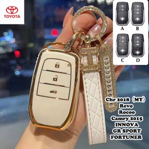 Toyota key case for Toyota CHR/Revo/Rocoo/FORTUNER/INNOVA/GR SPORT for Toyota key cover