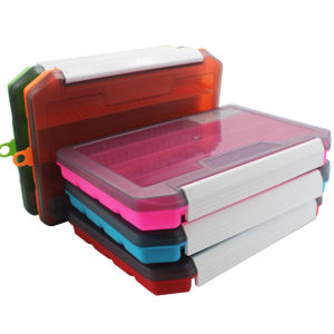 Six color single-layer inserted bait box large four grid lure storage box tool multifunctional fishing gear box