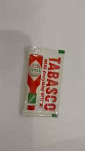 Combo 10 túi Sốt Ớt Đỏ Tabasco túi 3 ml nhập khẩu Mỹ