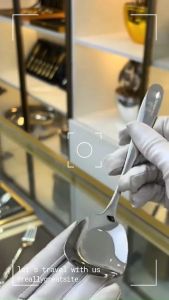 Muỗng ăn súp ăn cơm  uống cà phê inox 304 loại đáy vuông loại tốt - muong thia - Thìa muỗng ăn cơm bằng inox cao cấp cán dài