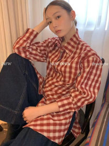 Slim Fit Slimming Turn-down Collar Shirt Women Outerwear Slimming Top Korean Style Asymmetrical Belted Shirt Autumn Thin