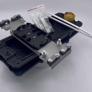 12 Core D-type Fiber Enclosure Case Waterproof 2 in 2 Out Fiber Splice Box