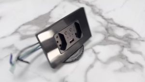 Melery | Melery Smart Zigbee 4*2 Brazil Wall Socket USB Plug 10A Tomada Outlets Glass Panel Remote by Tuya Alexa Google Home Hub Required