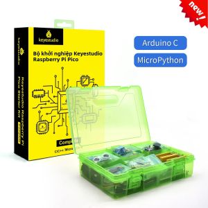 Bộ Kit Khởi Đầu Keyestudio Raspberry Pi Pico Với 33 Dự Án - Hỗ Trợ MicroPython & Arduino Bộ Kit Hoàn Chỉnh Dành Cho Người Mới Bắt Đầu