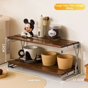 Foldable Desktop Organizer Storage Rack