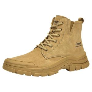 Jeep | Jeep Official High-Top Boots Lightweight Anti-Slip Hiking Shoes Mens Summer Sports Walking Shoes Outdoor Casual Footwear