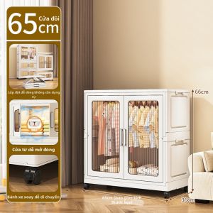 ZHUOLESHI | Tủ Đựng Quần Áo Trẻ Sơ Sinh Gập Được