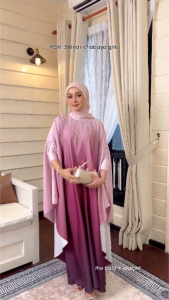 Baju Eshma Abaya Mate Satin Silk Bawal House