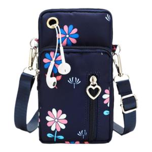 2025 New Womens Crossbody Mini Pouch Handbag 7 Inch Phone Bag Universal Neck Wrist Wallet Sport Style Polyester Lining