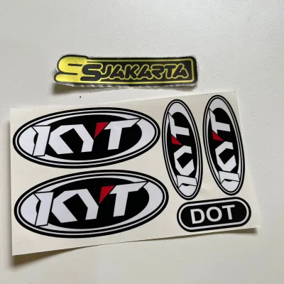 STICKER KYT STIKER HELM SET PRINCUTT