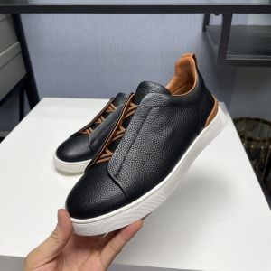 WuLei Mens Genuine Leather Elastic Cross Strap Leisure Sneakers Suede High-End Sensation Gray Sports Casual Shoes