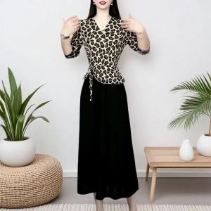 Superior quality Fashion filipinina modern Fake two Mom outfit dress New Style Plus Size temperament Slimming Elegant womens dresses