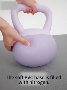 Soft Kettlebell for Home Gym Strength Training Anti Fall Quiet Ergonomic Handle Squat Workout