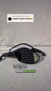 [SEVEN] Spion Assy Standart CLICK Kaca Sepion Mirror VARIO BEAT NMAX PCX ADV AEROX Kaca Datar Putih Import Quality