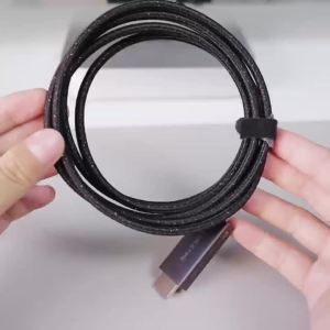 Cabletimes | CABLETIME Zinc Alloy Type C Cable 8K 60Hz 4K 144Hz HDR 10 USB C to HDMI Cable for Samsung Huawei Laptop iPhone 17 16 HDMI Cable