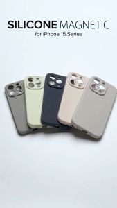 Ốp lưng iPhone 15 Pro Max/15 Pro/15 Plus/15 RINGKE Silicone Magnetic