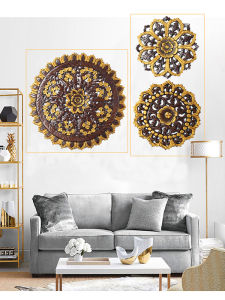TAIMUJIA | Vintage Wood Carved Wall Hanging Decoration
