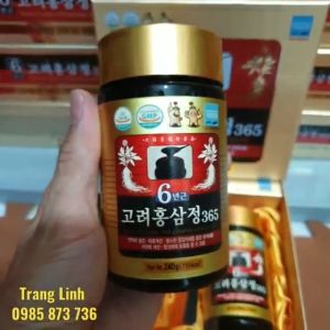 Cao hồng sâm 365 hàn quốc chính hãng 1 lọ x 240g - Cao sâm hàn quốc giúp tăng thể lực phòng ung thư - tranglinh