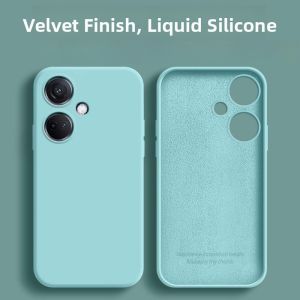 OnePlus Nord CE3 Lite Silicone Liquid Phone Case Matte Finish Pure Color Protective Cover for Oneplus Nord N30 N20 N200