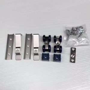 HOL Heavy Sliding Roller Suspension With 8 Wheels 70kg Sliding Door Room Wooden Door Suspension With Wheels And Track Pulley