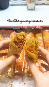 Bánh Tráng Nướng Mắm Ruốc Anh Bảy Mập Thơm Ngon - Bánh Tráng Cuộn Mắm Chà Bông Tép Hành Phi Giòn Tan - Bánh Tráng Ruvask