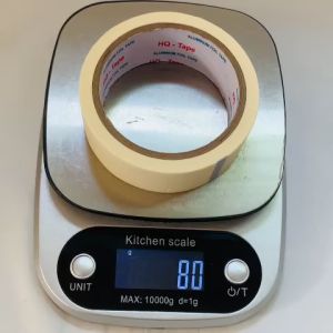 1 Cuộn băng keo giấy màu trắng rộng 3.5cm dài 25 mét lõi giấy 3mm - Tân An An