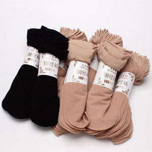30 Pairs Short Stockings Womens Spring & Fall Thin Invisible Flesh Color Ultra Thin Socks Abrasion Resistant Anti-Snagging Silk Summer Crystal Silk Socks