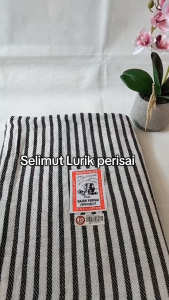 Selimut Lurik Gajah Perisai Tombak Strip Garis Salur Hitam Putih Blanket Single Rumah Sakit Klinik