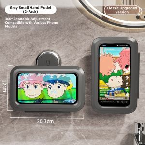 Waterproof Suction Phone Holder For Shower