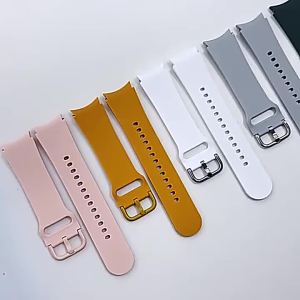 Silicone Strap For Samsung Galaxy Watch 7/6/5/4 40mm 44mm pro 45mm Sport 20mm Watchband Bracelet Galaxy Watch6 Classic 43mm 47mm