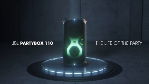 JBL 110 Party Box | Multisources Playback | Mic & Guitar Inputs | IPX4 Splashproof | Party Box Apps