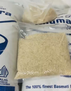BERAS BASMATI 25KG KARUNG SAK Grade A murah bhasmati India Nasi Kebuli Arab Diet sella rice 25 kg