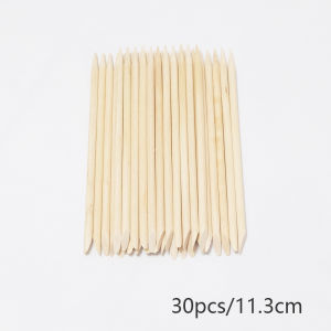 Nail Cuticle Pusher Orange Wood Sticks Nail Manicures Remover Wooden Design Nail Gel Polish Drawing Stick for Nail Art