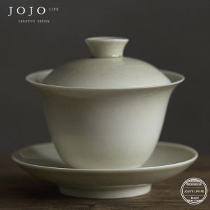 JOJO LIFE | Multifunctional Tea Set Ceramic Tea Bowl