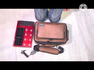 Simpel รุ่น EFX1 กระเป๋าเอฟเฟค Valeton GP200 วัสดุหนังพีวีซี สีน้ำตาล ขนาด 36x23x9 ซม.