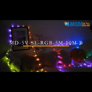 Dây Đèn Led Trang Trí 5M 10M MODI SOLAR Pha Lê Cắm Điện Không Thấm Nước