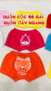 Combo 3 quần đùi mông thú bé gái vải Cotton mềm mại cho bé 8-18kg / Quần đùi chíp bé gái  quần đáy ngang cho bé