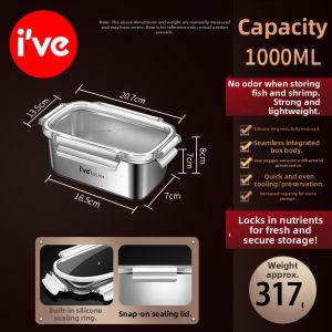IVE | Food Grade 304 Stainless Steel Storage Containers
