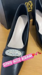 NEW PRODUCT!!! Sepatu Kulit High Heels Import Wanita LC Shoes (J) W337-5 Import Sepatu Pesta Wanita Sepatu Mutiara Formal Kasual Kekinian (+Box) Import