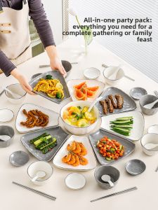 Mr.Snail | Partitioned Serving Set Ceramics