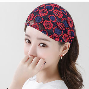 Lace Hairband Wide Edge Thin Style for Women Hair Net Cover Grey Hair Washing Face Outdoors Hairband Fresh Design Original