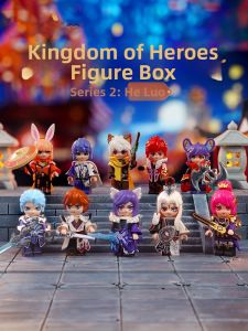 YIXINGMING | Legitimate King of Glory Building Figure Mystery Box Set Three Kingdoms Children Toys