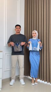 Emran Batik - Setelan Kebaya Nasya Brukat Tulle Gardenia Setelan Outer Wisuda Kondangan Bridesmaid