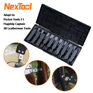 NexTool Bit Kit Set AS1 20Types Screwdriver Bit Set for NexTool Pocket Tools E1 Flagship Captain Hand Tools Multi-tool Outdoor Repairs