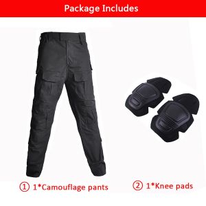 AUKU Combat Uniform +Pads Safari Tactical Pants Sport Climbing Uniform Camo Shirt Combat Shirts Hunting Clothes Men Clothing