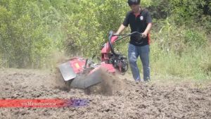 เครื่องพรวนดิน สาดดิน ยกร่อง ทำเเปลงผัก 7 เเรงม้า 2 เพลา #ตัวที่เคยได้ยอดขาย 1XX คัน #ใหม่ญี่ปุ่น TAZ X168 ( รถไถเดินตาม ) #รับประกันศูนย์