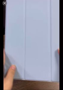 FLIP COVER SOFT ACRILIK SAMSUNG TAB S6 LITE SMART CASE AUTO LOCK ADA TEMPAT PEN MAGNETIC DIY CASING