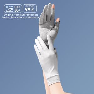 RORK | Sunscreen UV Protection Arm Sleeves Women Ice Silk Cooling Breathable