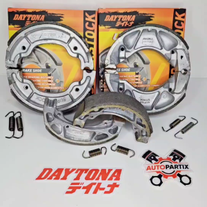 Kampas Rem Tromol Rem Belakang DAYTONA MIO NOUVO MIO J M3 Z SOUL GT XEON RC FINO XRIDE FAZZIO VIXION OLD VARIO 125 150 160 PCX 125 150 GENIO BEAT SCOOPY SPACY FI ESP STREET KARBU SUPRA FIT GRAND REVO BLADE KARISMA SUPRA X AEROX LEXI JUPITER Z Z1 MX 135