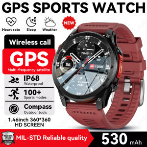 LIGE | 2026 New GPS Offline Map Smart Watch IP68 Waterproof Real-time Route Navigation Clock Man Outdoor Military Smartwatch For Men